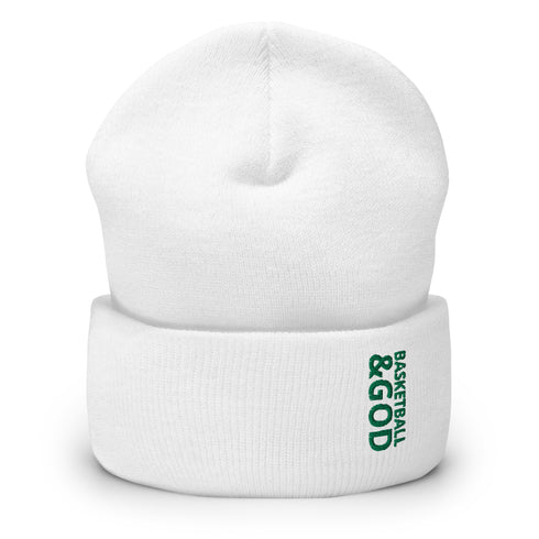 Basketball &God Irish Cuffed Beanie